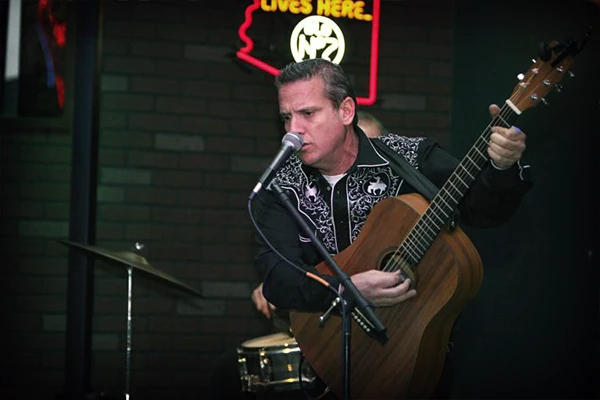 Sky 'Daddy' Conwell as Johnny Cash Sky 'Daddy' Conwell as Johnny Cash